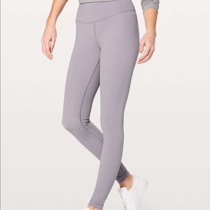 Lululemon wunder under 28” luxtreme dusty dawn 6